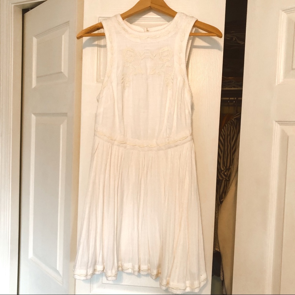 Free People White “Birds of a Feather” Dress